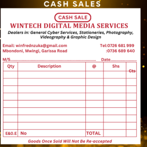 Cash Sale Design & Printing