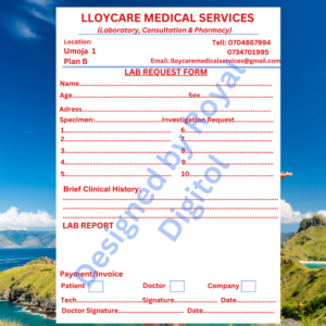 A5 Lab Request Form