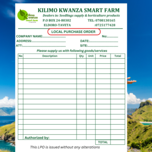 A5 Local Purchase Order